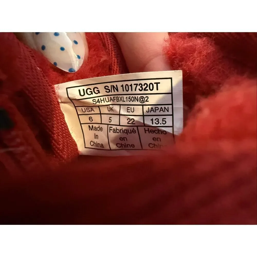 UGG Neumel II Boot Toddler 'Samba Red' 6C-toddler